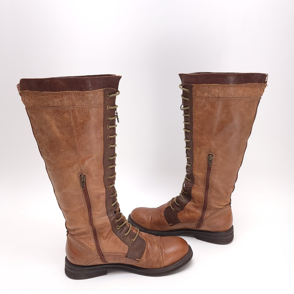 OTBT‎ Astoria Riding Boots Womens 11 M Brown Leather High Tall Equestrian - Picture 8 of 11